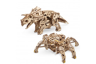 Triceratops and Hexapod Explorer 2-in1 Set